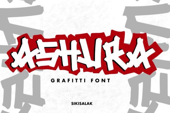 Ashura: A Quirky Display Font for Handmade Creations