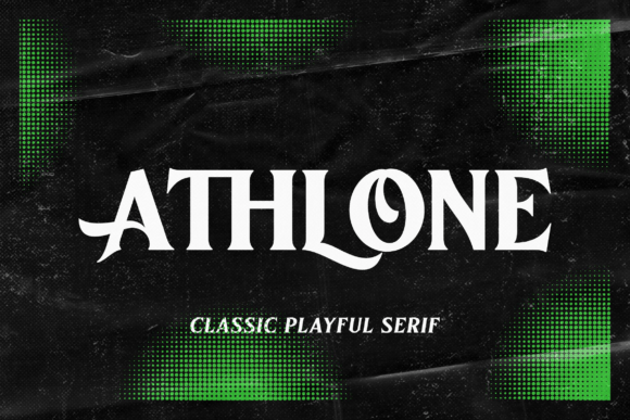 Athlone Display Font for Editorial Design