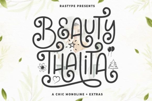 Beauty Thalita: A Joyful Display Font for Editorial Design