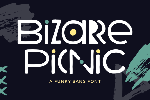 Bizarre Picnic: A Whimsical Font for Creative Makers
