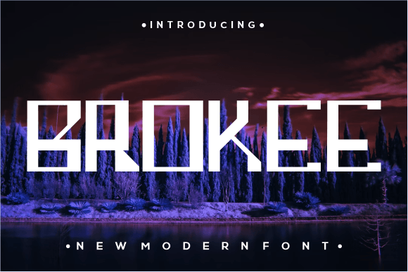 Brokee: A Modern Font to Elevate Your Brand Identity