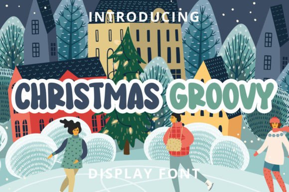 Christmas Groovy: A Festive Font for Professional Branding