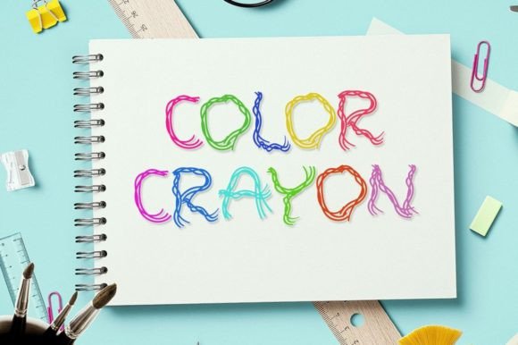 Color Crayon: A Playful Font for Polished Branding