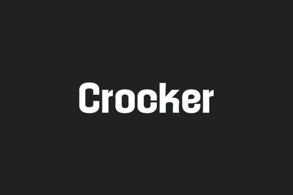 Crocker: A Modern Display Font for Editorial Elegance
