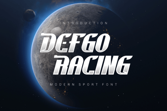 Defgo Racing Font for Bold Web Design