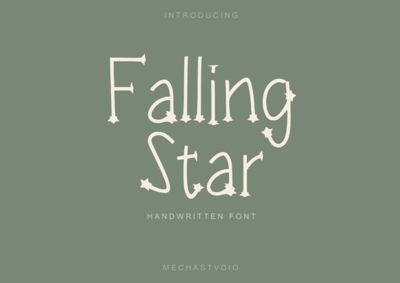 Falling Star Font for Eye-Catching Campaigns