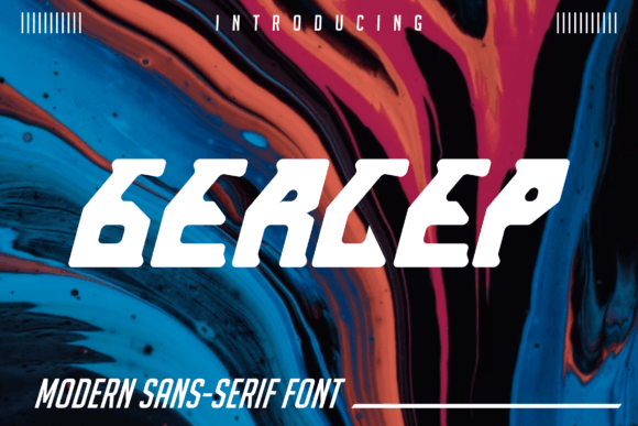 Gercep Font for Bold Digital Branding