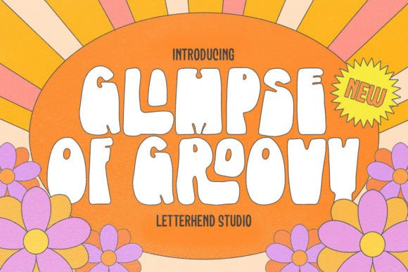 Glimpse of Groovy Font for Business Branding