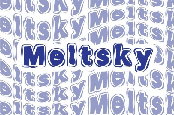 Meltsky Display Font for Handmade Creations
