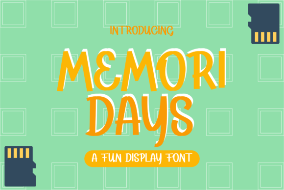Memoridays: A Playful Font for Eye-Catching Campaigns