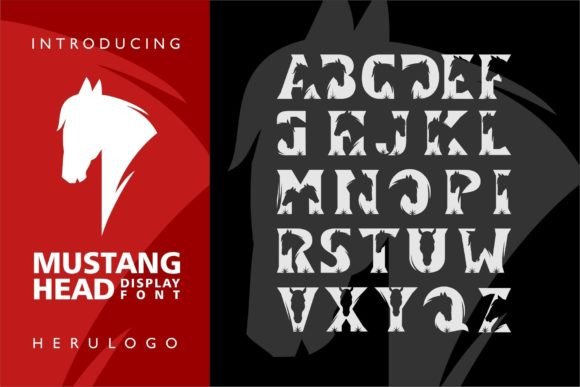 Mustang Head: A Playful Display Font for Web Design