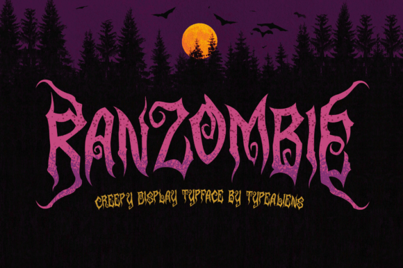 Ranzombie Display Font Review