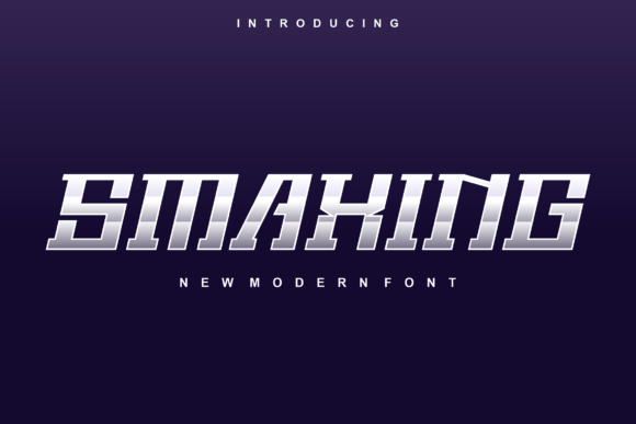 Smaxing: A Bold Font for Strong Branding
