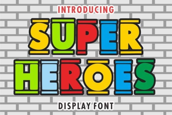 Super Heroes Font Review for Editorial Design