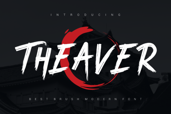 Theaver: A Bold Display Font for Digital Branding