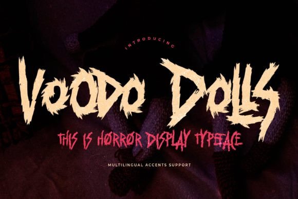 Upgrade Your Brand with Voodo Dolls Font