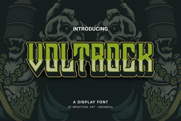 Voltrock: The Bold Display Typeface for Modern Web Design